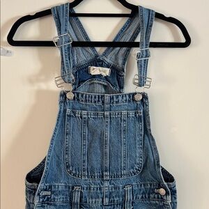 Madewell Classic Blue Denim Overalls - XXS